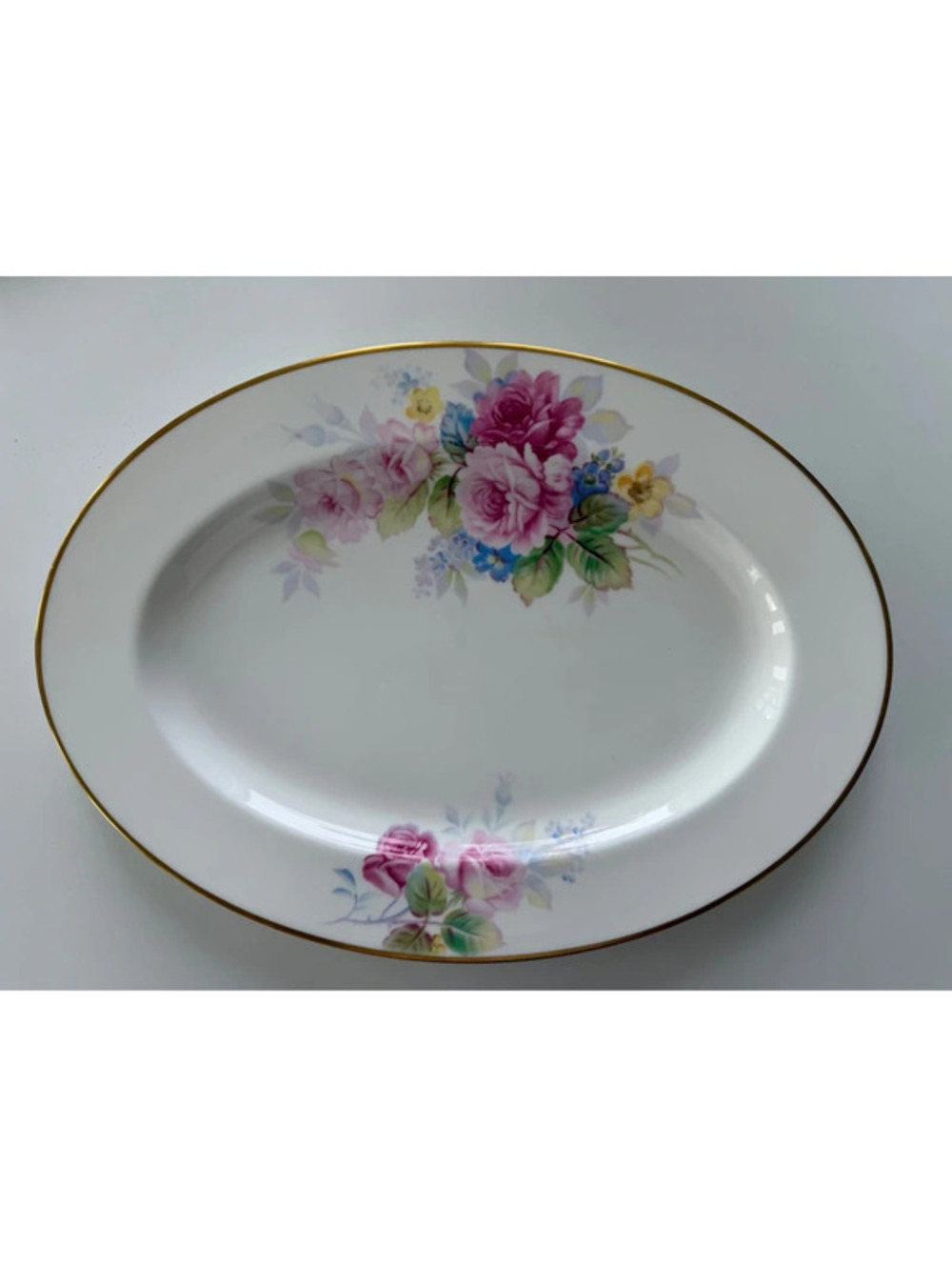 Mortals Rosalia 14” vintage oval platter.